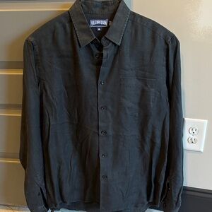 Vilebrequin Charcoal Button-Up Shirt
